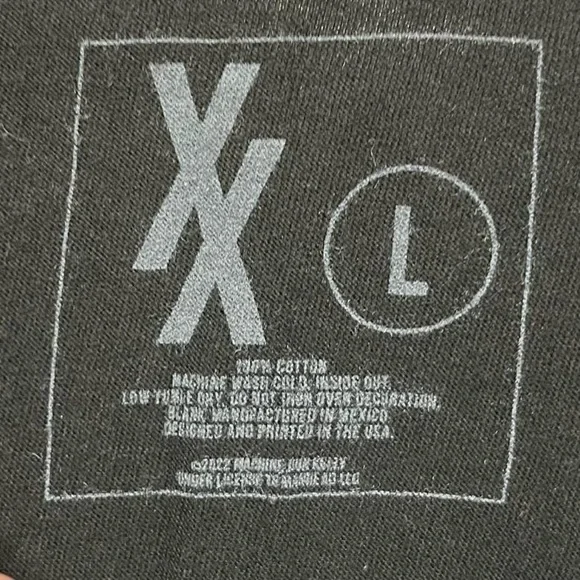 Machine Gun Kelly graphic short sleeve crewneck tour rap concert tee t-shirt top - Picture 3 of 5